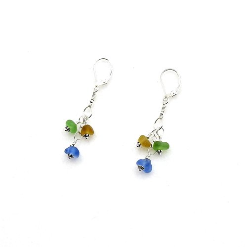 sea glass earrings for women