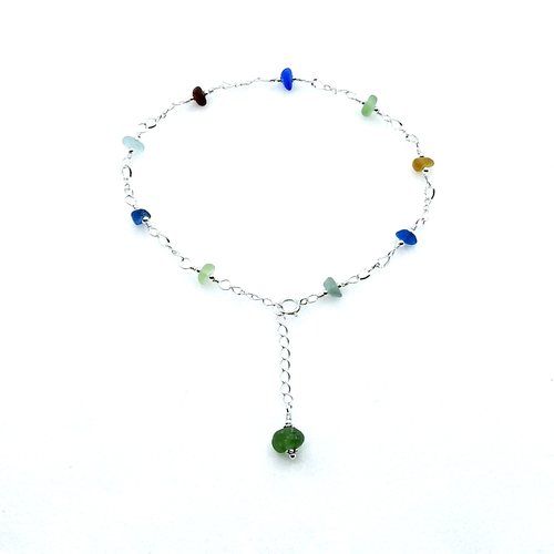 multi color ankle bracelet