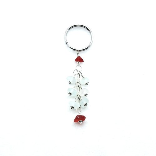 white with red accents