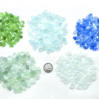 Reserved For D. Genuine Sea Glass Top Drilled Charms