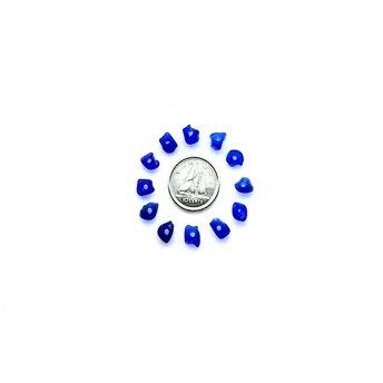 tiny sea glass beads