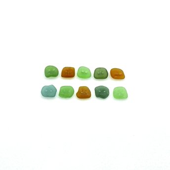 beach glass buttons
