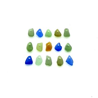 authentic sea glass beads