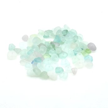 Jewelry Beads Center Drilled Sea Glass Gift Making Craft Supply