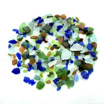 Bulk Sea Glass 1/2 Lb Craft Quality Mosaic Art Terrarium Decor 