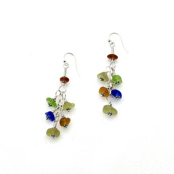 sea glass earrings