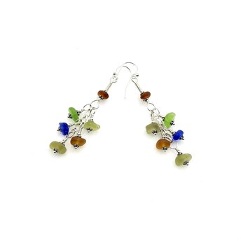 sea glass earrings