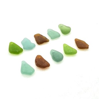 drilled sea glass