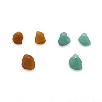 sea glass earring charms