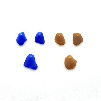 real sea glass beads