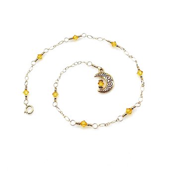 Swarovski Elements handmade ankle bracelet