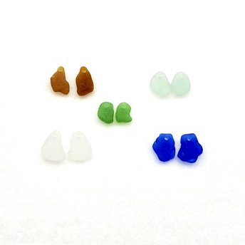 sea glass earring charms