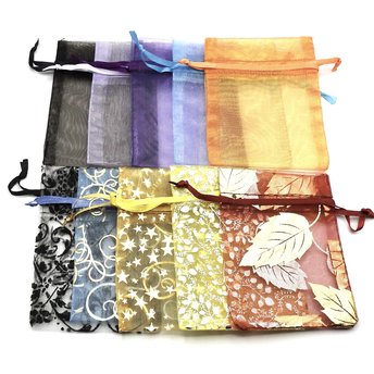 Organza Bags 3x4 Canada, Set of 10, Drawstring Pouch Gift Bags, Jewelry Packaging Supplies