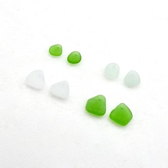 real sea glass beads
