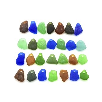 real sea glass charms