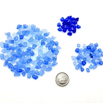 Genuine Sea Glass Tiny Charms, Beads and Earring Pairs Custom Order