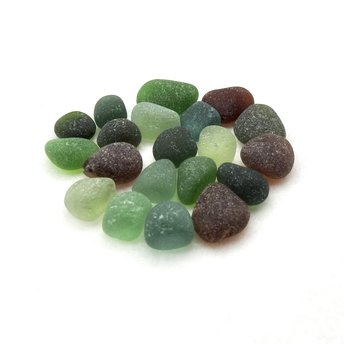 genuine sea glass nuggets