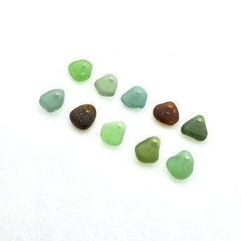 real sea glass beads for sale