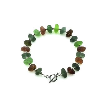 sea glass bracelet