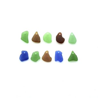colorful sea glass 