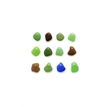 small sea glass charms