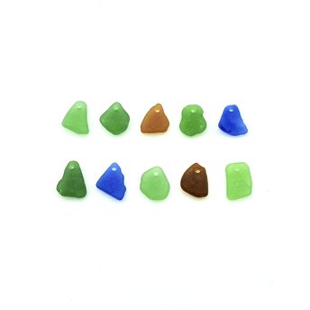 genuine sea glass charms