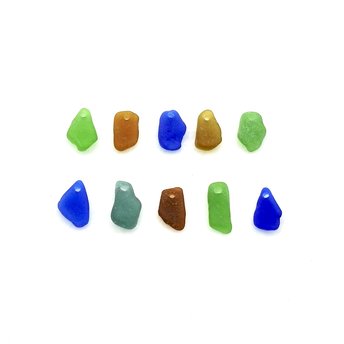 real sea glass charms