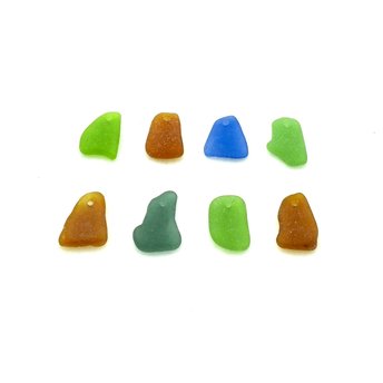 genuine sea glass pendants