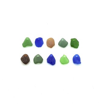 real sea glass charms