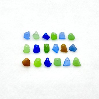 sea glass tiny charms for jewelry making