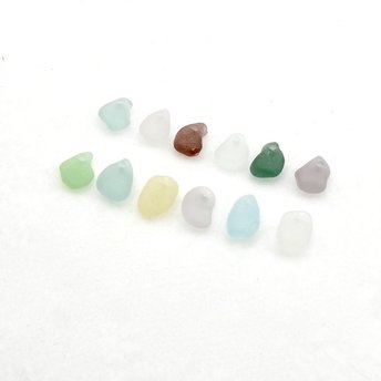 genuine sea glass beads