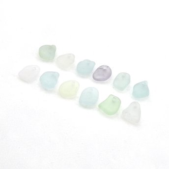 drilled sea glass beads