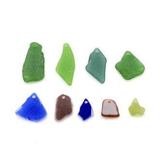 sea glass pendants